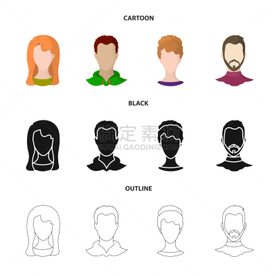 专业人员,照片,符号,肖像,女人,头发,发型,金色头发,棕色头发,设计