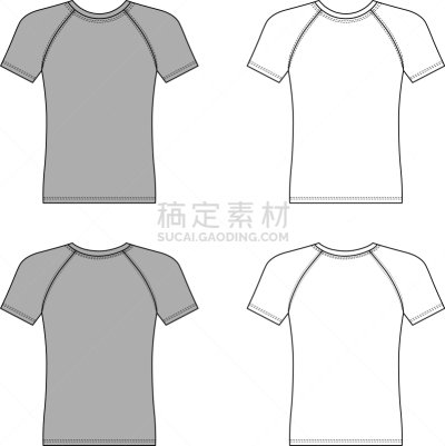 模板,轮廓,短袖,接缝,简单背景,女人,市场营销,时尚,剪影