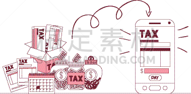 电子邮件,税,计算机图标,银行业,商务,结论,策略,布置,收集