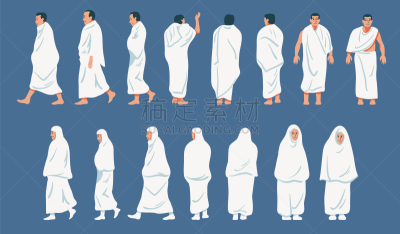 性格,麦加朝圣,中东人,人,男人,女人,灵性,朝圣