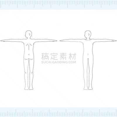 男性,后背,健康保健,正面视角,侧面视角,美,背景分离,除痣,医疗图,胸毛