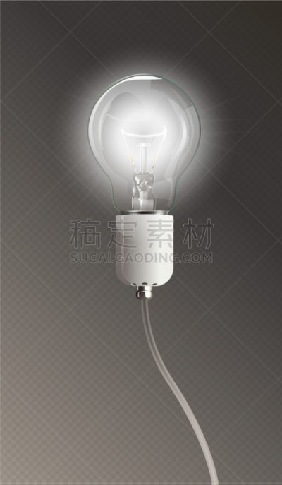 电灯泡,透明,悬挂的,白色,创造力,分离着色,商务,闪亮的,光亮,发光