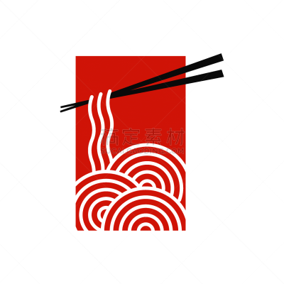 red rectangle noodle logo