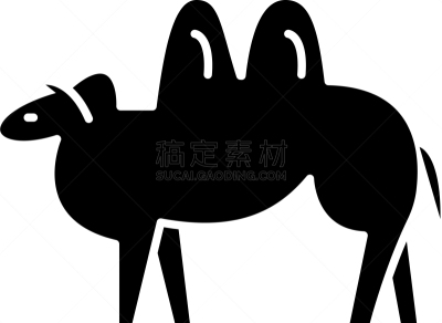 骆驼,分离着色,标志,黑色,计算机图标,旅途,热,野生动物,哺乳纲,现代