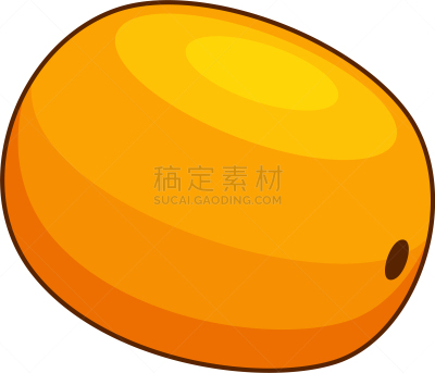 浆果,金色,图标,漫画,分离着色,有机食品,自然,精神振作,生食,清新