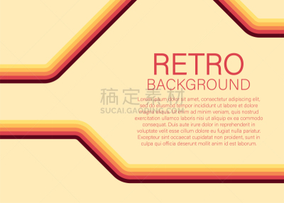 矢量,绘画插图,背景,成一排,抽象,股票,40-80年代风格复兴,1970-1979年图片,活力,光盘