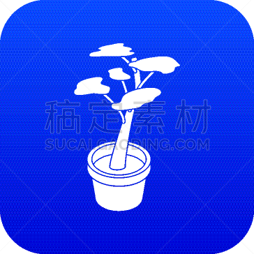 蓝色,办公大楼,计算机图标,花盆,环境,植物群,枝繁叶茂,丰富,春天,花