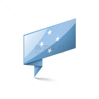 密克罗尼西亚,绘画插图,矢量,美国,白色背景,气候,国内著名景点,泻湖,背景,身份
