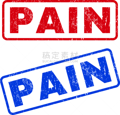 痛苦,橡皮章,矢量,健康保健,红色,身体受伤,水印,损坏的,身体不适,生病