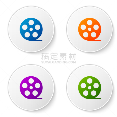 分离着色,彩色图片,白色背景,电影胶片,计算机图标,传媒,白色,金属,古老的,行动