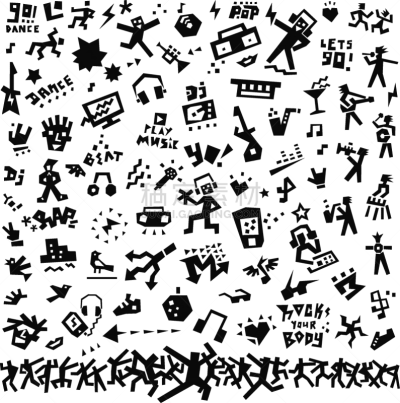 舞蹈,乱画,音乐,计算机图标,舞台,单词,背景分离,摇滚乐,流行音乐会,鸟类