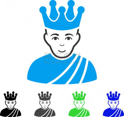 幸福,计算机图标,男人,设计元素,矢量,侧面像