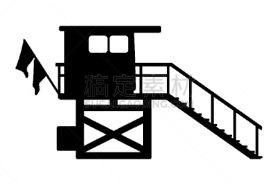 房屋,海滩救护队,图标,公寓,小屋,安全的,图像,海洋,休闲,度假
