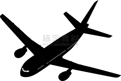 飞机,旅途,商务,安诺,技术,波音707,涡轮,天空,剪影,抵达
