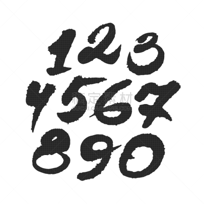 数字,书法,分离着色,白色,文字,字母,品牌名称,写,收集,手写