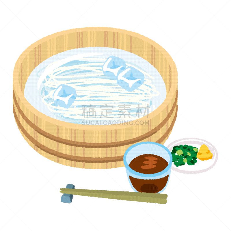 亚洲全麦面,日本食品,食品,图像,素面,面条,调料,日本料理,矢量,夏天