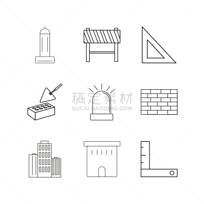 直的,工业,建筑业,图标,建筑体,三角板,图像,矢量,标志,克莱斯勒