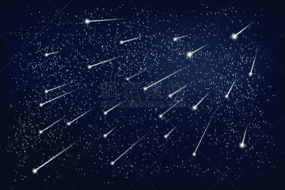 海星,天空,绘画插图,夜晚,太空,矢量,雨,星星,黑色背景,落下