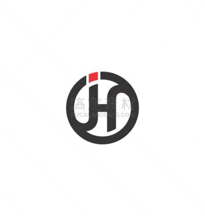 英文字母j,英文字母h,灵感,商务,阴阳符,对称,字母,华贵,平衡,大写字母