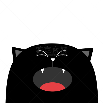 猫,黑色,似人脸,动物头,可爱的,宠物,创造力,剪影,哭,问候