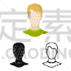 与摄影有关的场景,符号,专业人员,分离着色,假发,男人,肖像,图像,设计,收集