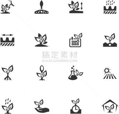 园艺,计算机图标,谷物,食品,枝繁叶茂,春天,植物,布置,花,喷