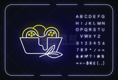 面包,霓虹灯,绘画插图,标志,符号,矢量,数字,米饭炸肉饼,计算机图标,字母