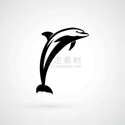 海豚,品牌名称,分离着色,标志,黑色,海洋生命,野生动物,迅速,模板,哺乳纲