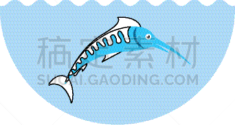 分离着色,海洋,图标,鱼类,自然,海产,清新,野生动物,食品,休闲