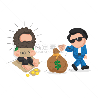 男人,钱袋,举起手,卡通,食品,百万富翁,绘制,给予,震惊