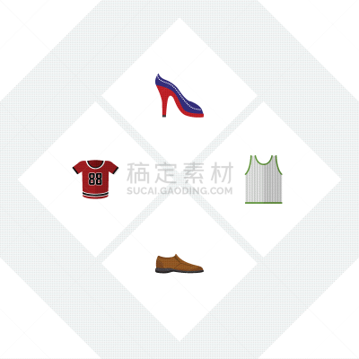 衣服,汗衫,计算机图标,男性,平坦的,绿色,褐色,黑色,布置