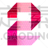 折叠的,数字,图像,矢量,光谱色,文字,字体,字母,字母表次序,剪影
