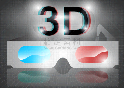 三维图形,眼镜,分离着色,矢量,影片,红色,图像,透镜,蓝色,休闲