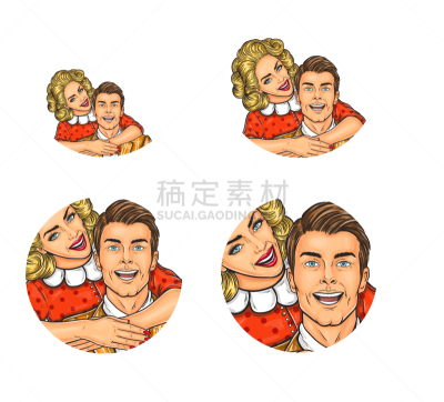 波普风,圆形,计算机图标,头像,传媒,人,家庭,肖像,图像,布置