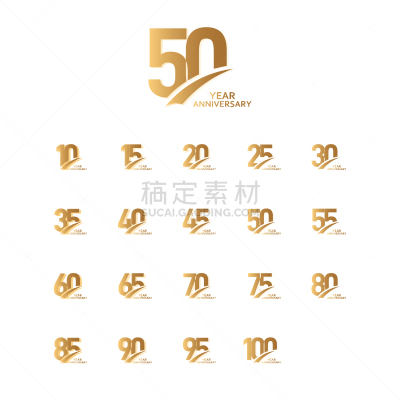 周年纪念,模板,白色,生日,50年节,请柬,设计,布置,庆祝