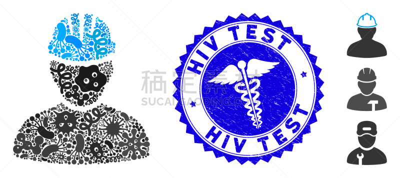 健康保健,人,抽象拼贴画,病毒,计算机图标,工程师,建筑承包商,寄生的,水印,变形虫