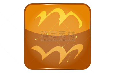 水瓶座,黄色,计算机图标,星座,数字12,星形,纽扣,秘密,可爱的,天体物理学