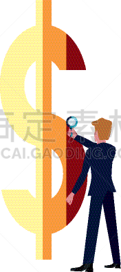男商人,放大镜,商务,焦点,计算机,肖像,技术,拿着,搜寻,研究