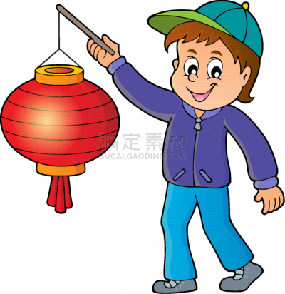 男孩,图像,化妆舞会服,纸灯笼,分离着色,华丽的,传统,事件,庆祝