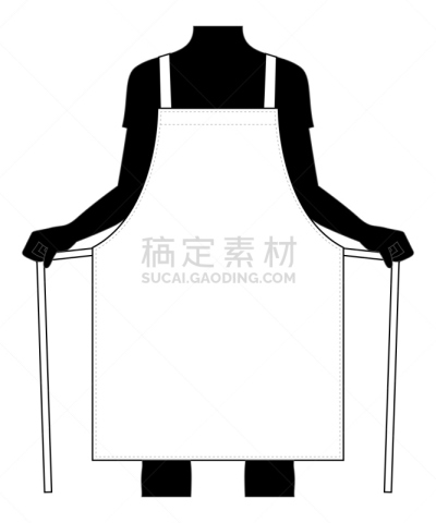 模板,白色,矢量,围裙,公寓