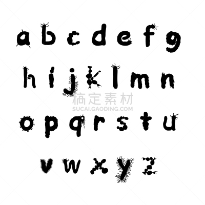 生物学,字体,微生物学,单词,显微镜,字母,噬菌体,动物,钢笔画