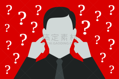 问号,问题,男人,欲望,仅男人,仅一个男人,人的耳朵,办公室,情绪压力,男商人