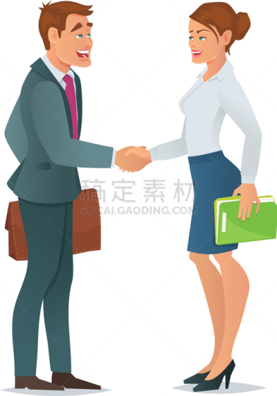 男商人,女商人,商务,人,合同,男人,团队,套装,握手