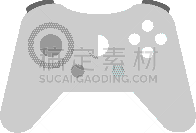 wireless controller icon flat style