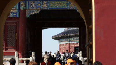 北京天坛景点出口