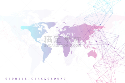网络空间,抽象,背景聚焦,插画,全球通讯,深的,数据,主机,复杂,联系