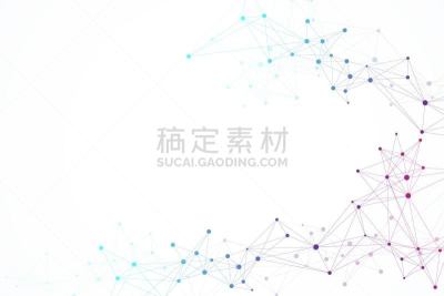 几何形状,分子,绘画插图,成一排,矢量,式样,抽象,全球通讯,联系,流动