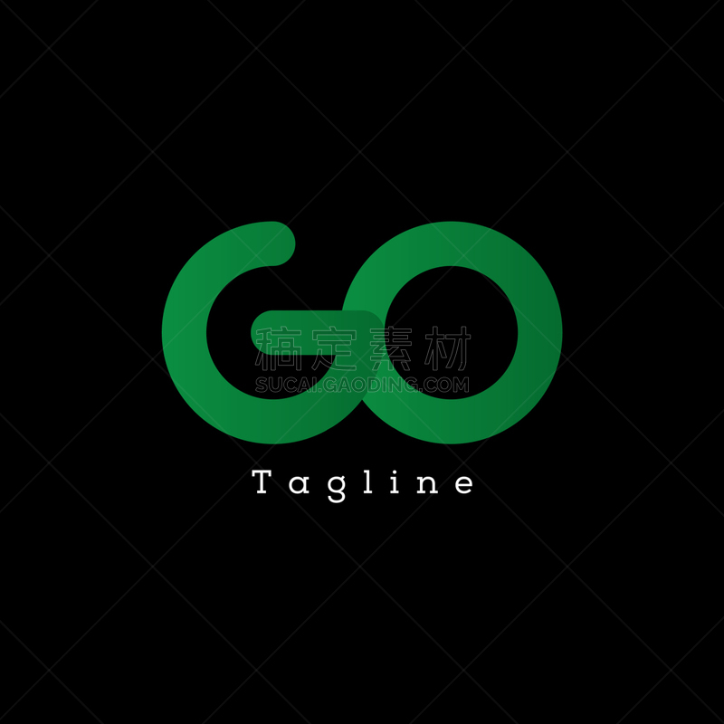 go golden ratio logo logo