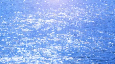 湖面阳光的倒影