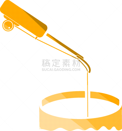 冬天,图标,钓具,分离着色,可爱的,洞,池塘,漏字板,钓鱼,收集